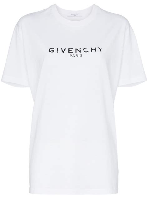 givenchy white t shirt farfetch|givenchy long sleeve t shirt.